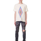 PURPLE-BRAND ENCERADO MECÁNICO INDIGO BLOWOUT P001 LOW RISE SKINNY