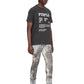 PURPLE-BRAND WHITE SOFT WAX PAINT P001 LOW RISE SKINNY