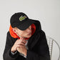 Gorra De Hombre En Algodón Cocodrilo Oversize Con Tiras En Contraste 