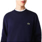 LACOSTE Men's Blue Crew Sweat Sh9608