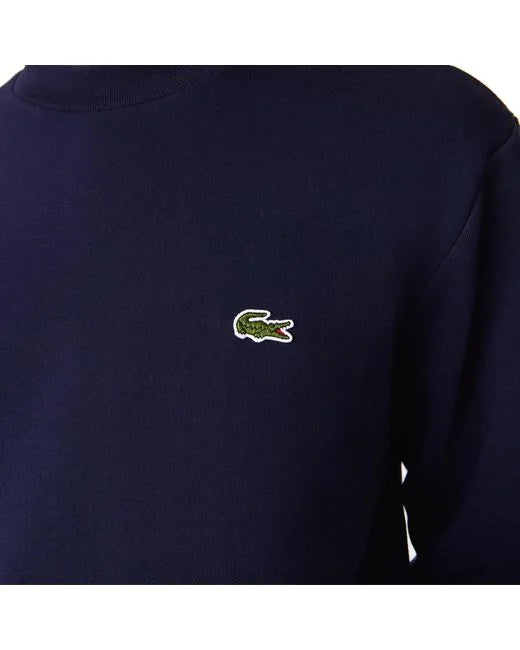 LACOSTE Men's Blue Crew Sweat Sh9608