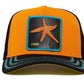 Goorin Bros Animal Farm Snapback Trucker Hat Cap Orange Baby I'M A Star 101-0166
