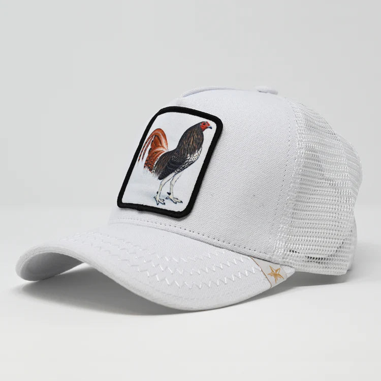 SOMBRERO ESTRELLA DORADA - SOMBRERO NEW ROOSTER WHITE TRUCKER