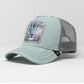 GOLD STAR HAT - ICE TIGER LIGHT GREEN TRUCKER HAT CAP