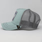 GOLD STAR HAT - ICE TIGER LIGHT GREEN TRUCKER HAT CAP